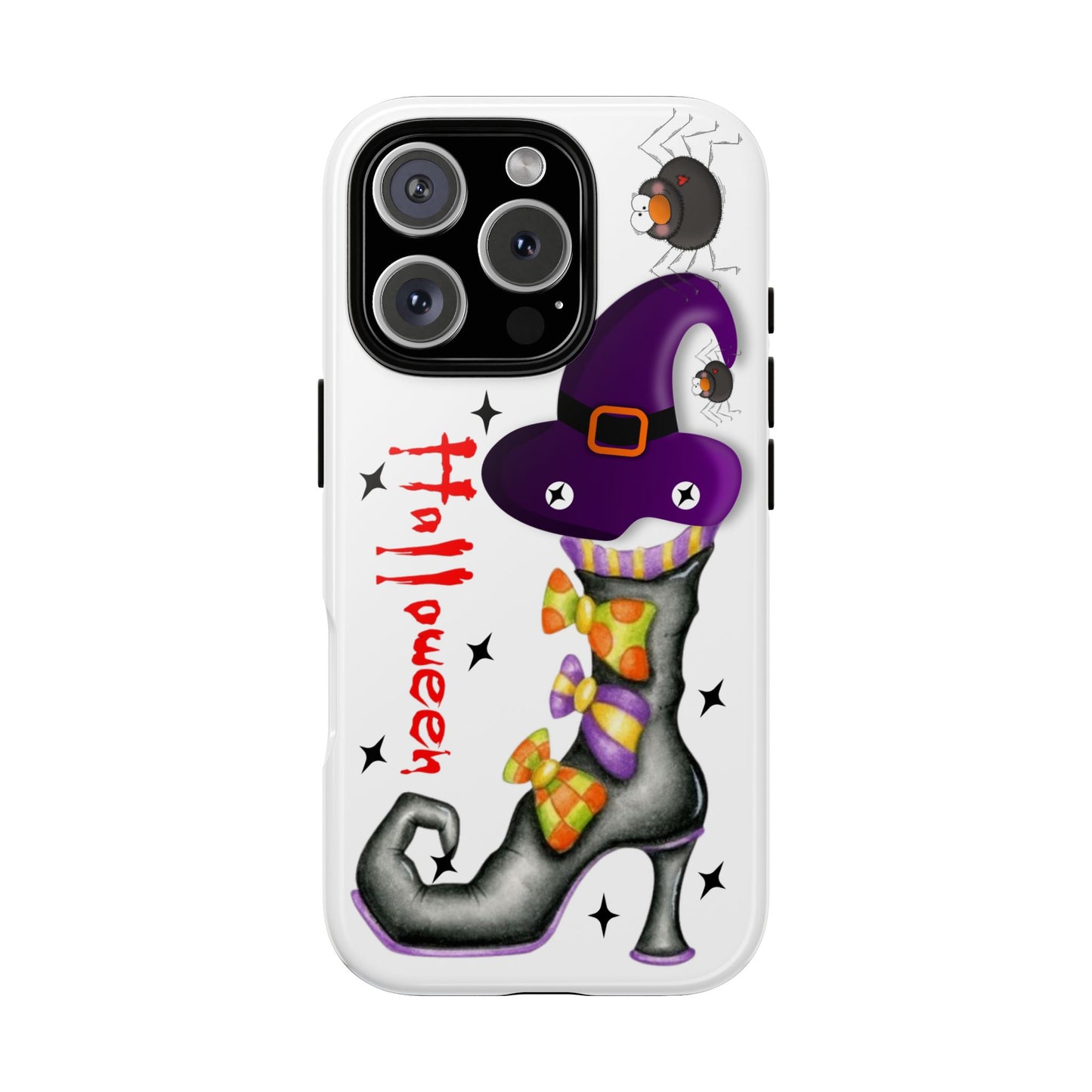 Halloween Phone Case, Tough Cases, Spooky Phone Cover, Witch Hat Design, Holiday Accessory, Fall Gift Idea