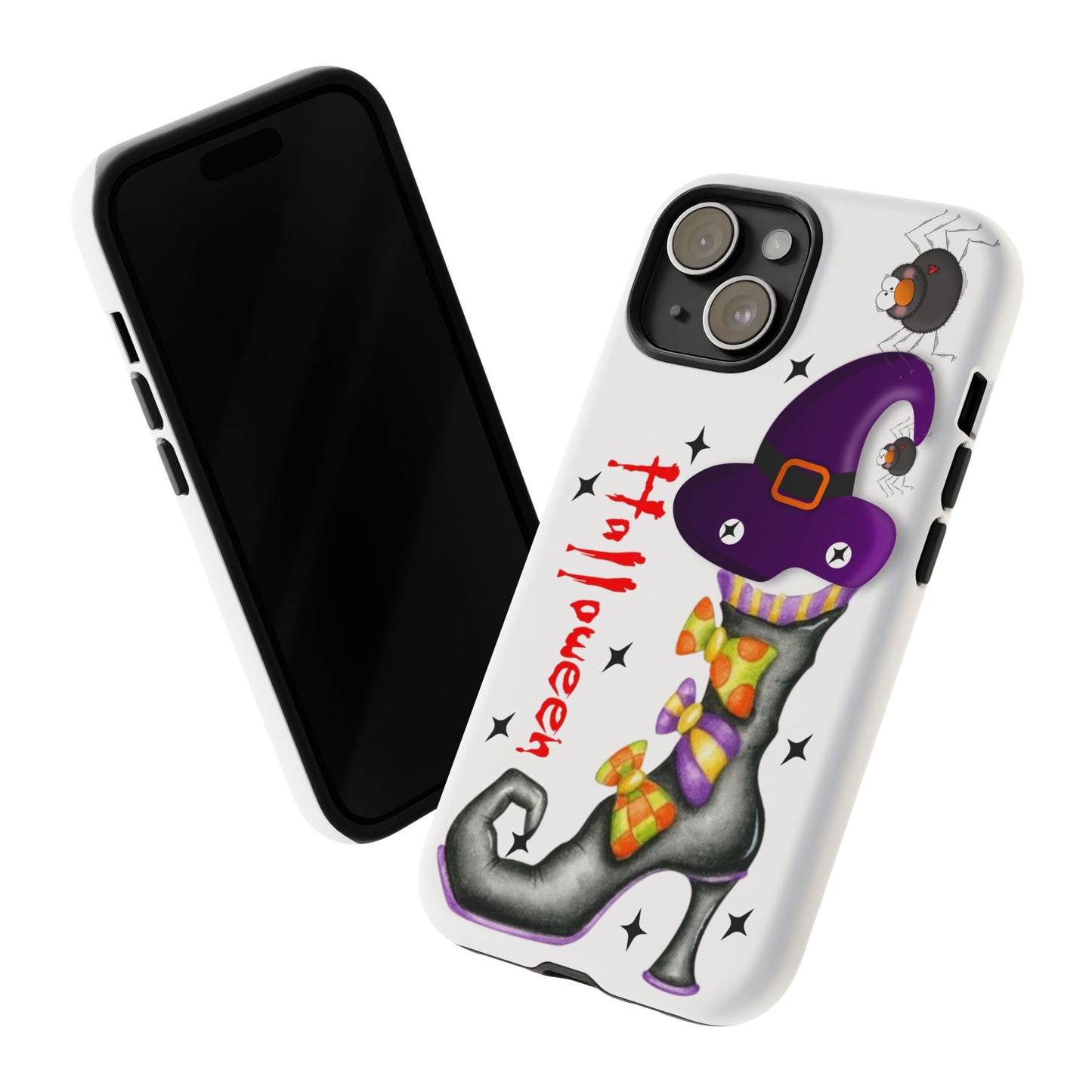 Halloween Phone Case, Tough Cases, Spooky Phone Cover, Witch Hat Design, Holiday Accessory, Fall Gift Idea