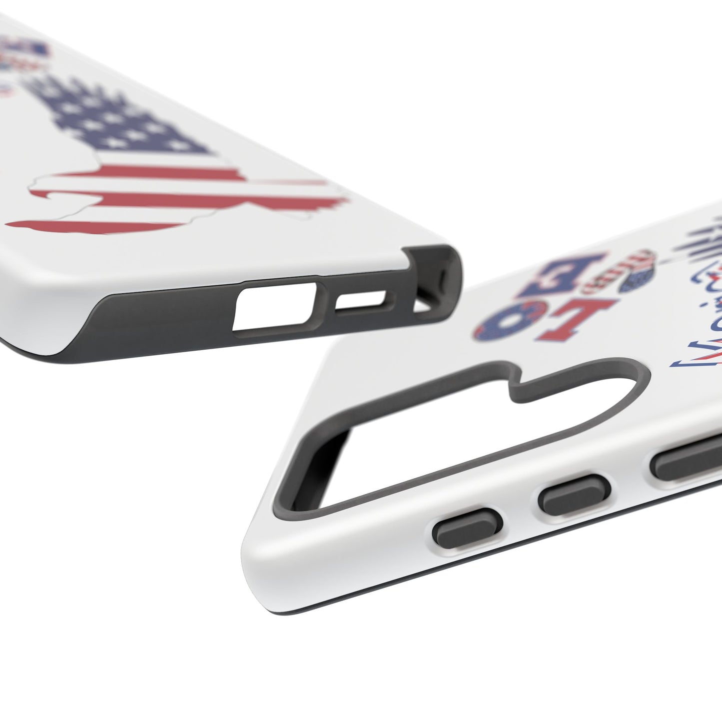 Patriotic Phone Case, Love America Design, American Flag Accessory, Perfect Gift for Veterans, Independence Day, Memorial Day