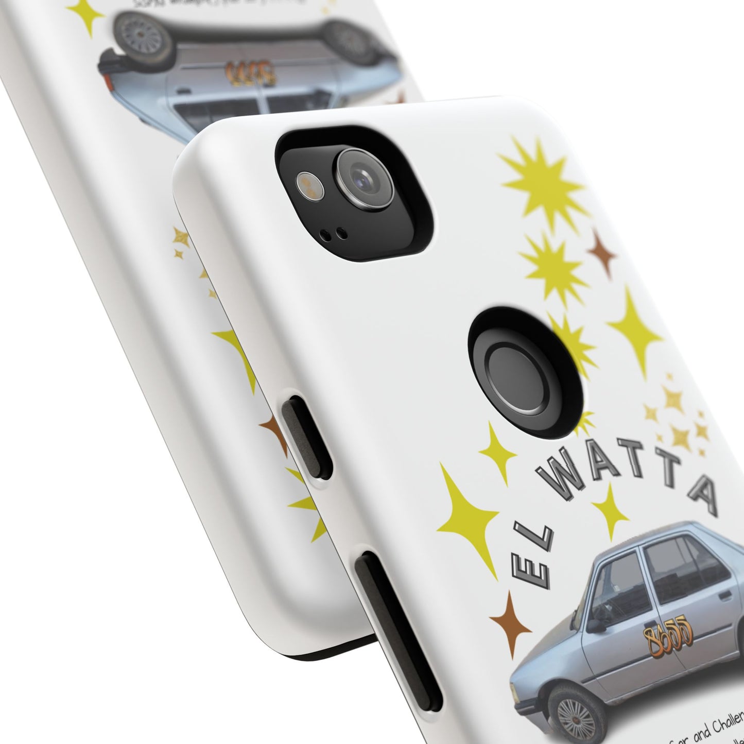 El Watta Phone Case - Retro Car Design, Tough Case, Unique Gift for Car Lovers, Funny Phone Accessory, Fun Birthday Present