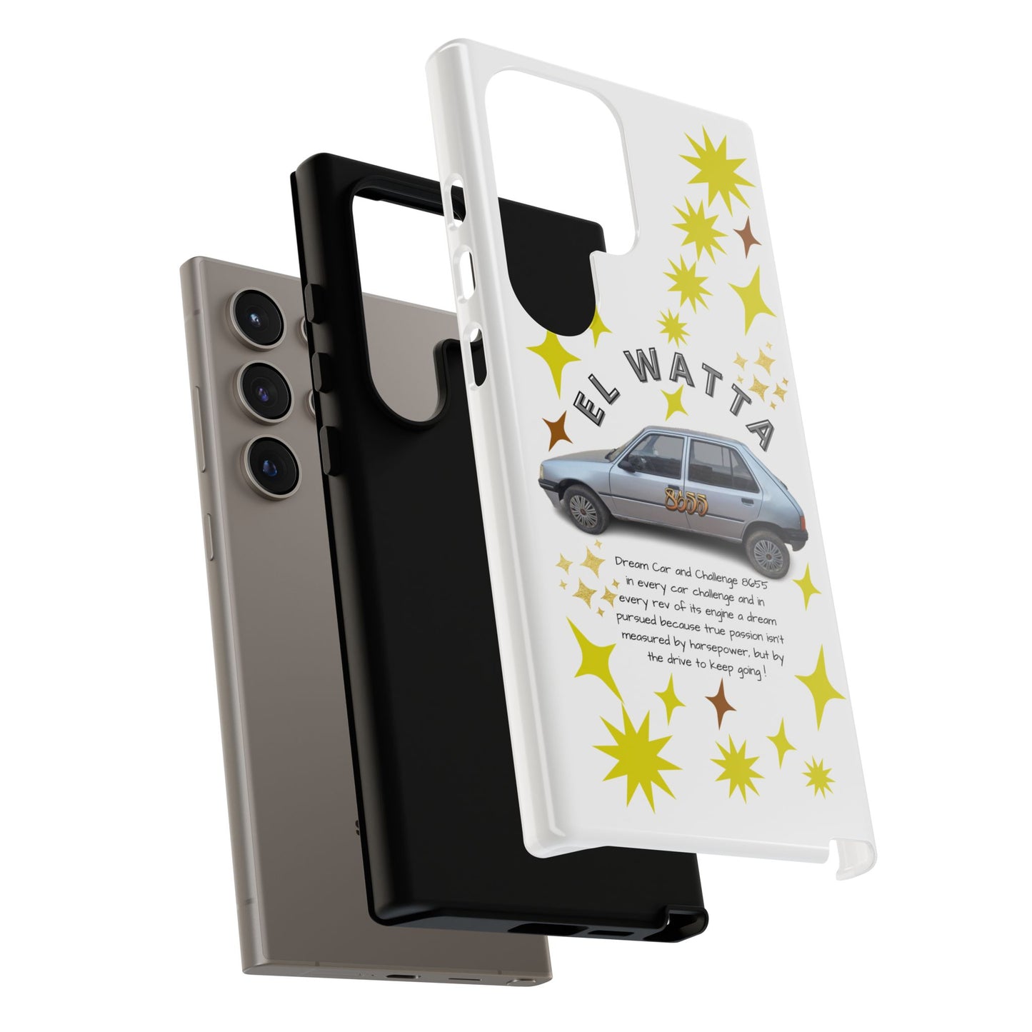 El Watta Phone Case - Retro Car Design, Tough Case, Unique Gift for Car Lovers, Funny Phone Accessory, Fun Birthday Present