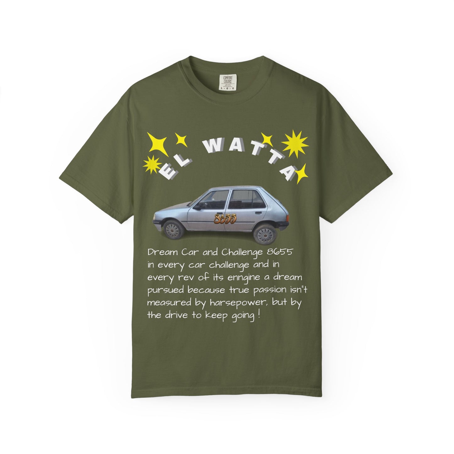 Car Enthusiast T-Shirt: Dream Car Challenge Tee, Perfect Gift for Car Lovers, Racing Fans, Birthday, or Celebration Outfit