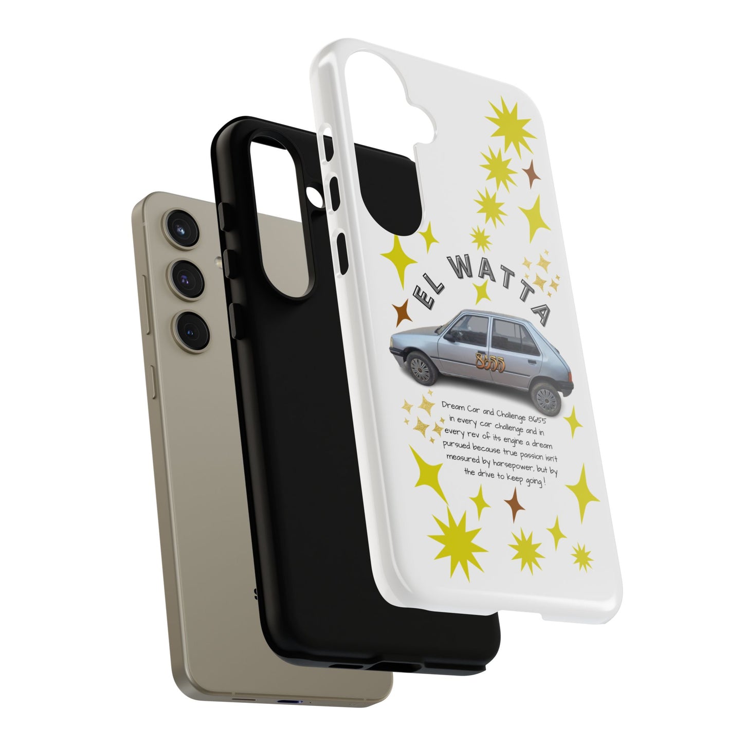 El Watta Phone Case - Retro Car Design, Tough Case, Unique Gift for Car Lovers, Funny Phone Accessory, Fun Birthday Present
