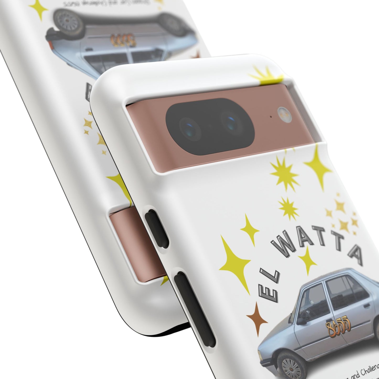 El Watta Phone Case - Retro Car Design, Tough Case, Unique Gift for Car Lovers, Funny Phone Accessory, Fun Birthday Present