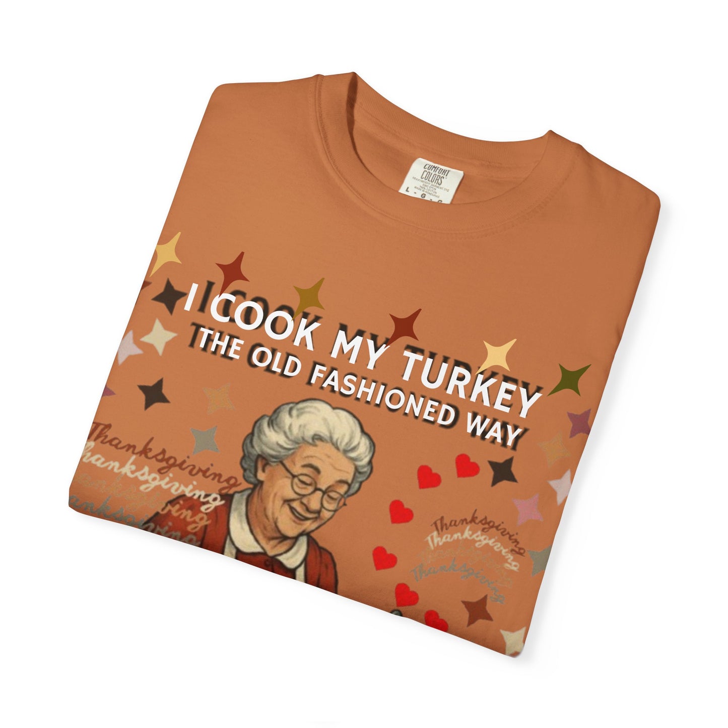 Funny Thanksgiving Shirt, Retro Holiday Humor Tee, Family Dinner Joke, Unisex Garment-Dyed Tee, Funny Turkey Shirt, Holiday Apparel, Family Gatherings, Autumn Humor