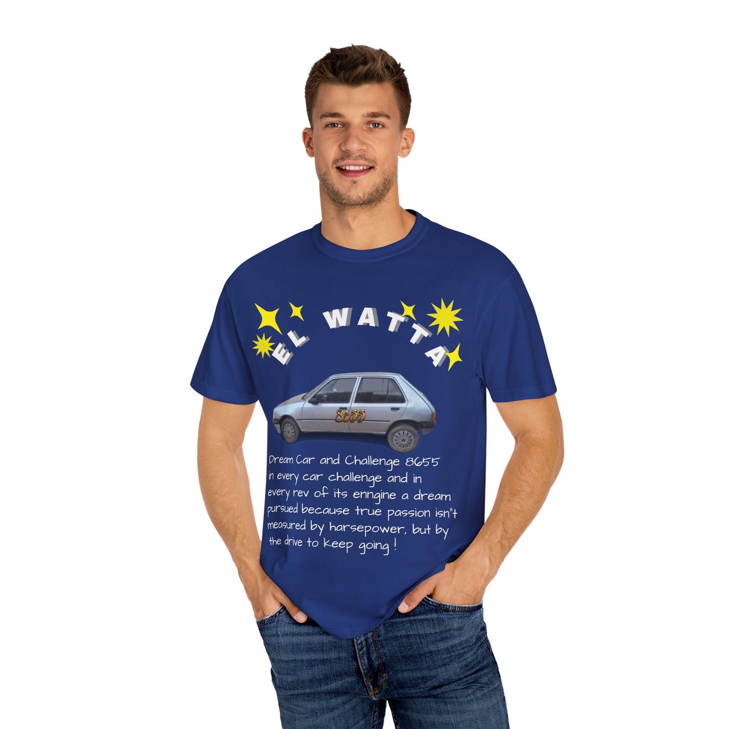 Car Enthusiast T-Shirt: Dream Car Challenge Tee, Perfect Gift for Car Lovers, Racing Fans, Birthday, or Celebration Outfit