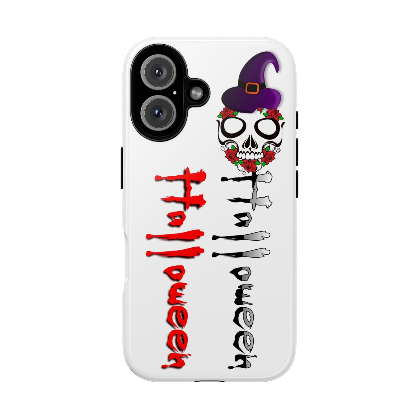 Halloween Skull Phone & Samsung Galaxy Case, Tough Cases with Spooky Design, Perfect for Fall, Halloween Gifts, Unique Phone Accessories, Skull Decor,Spooky October 31 Horror Cover | USA Gothic Holiday Accessory