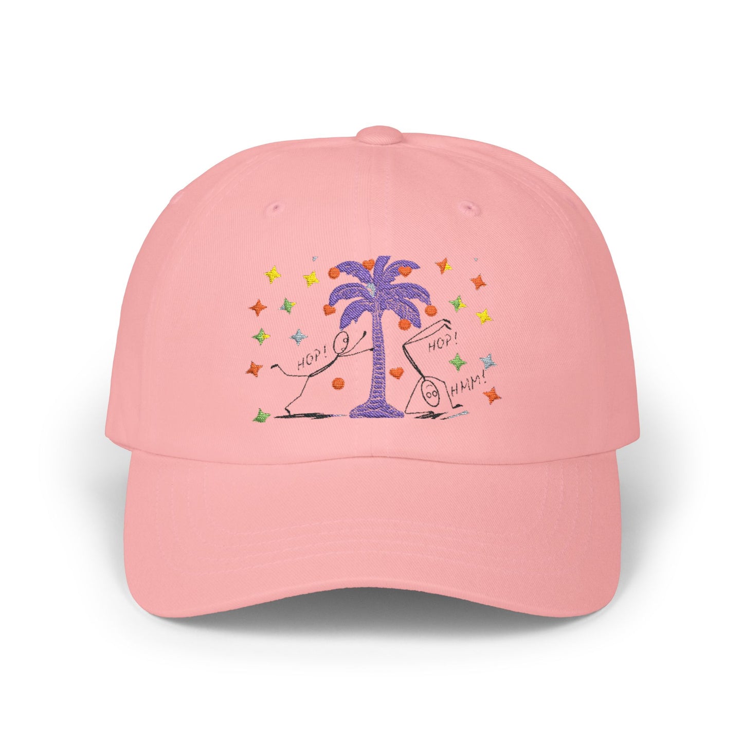 Chic Dad Cap - Fun Palm Tree Design, Summer Style, Gift for Fathers Day, Casual Wear, Fashionable Accessory