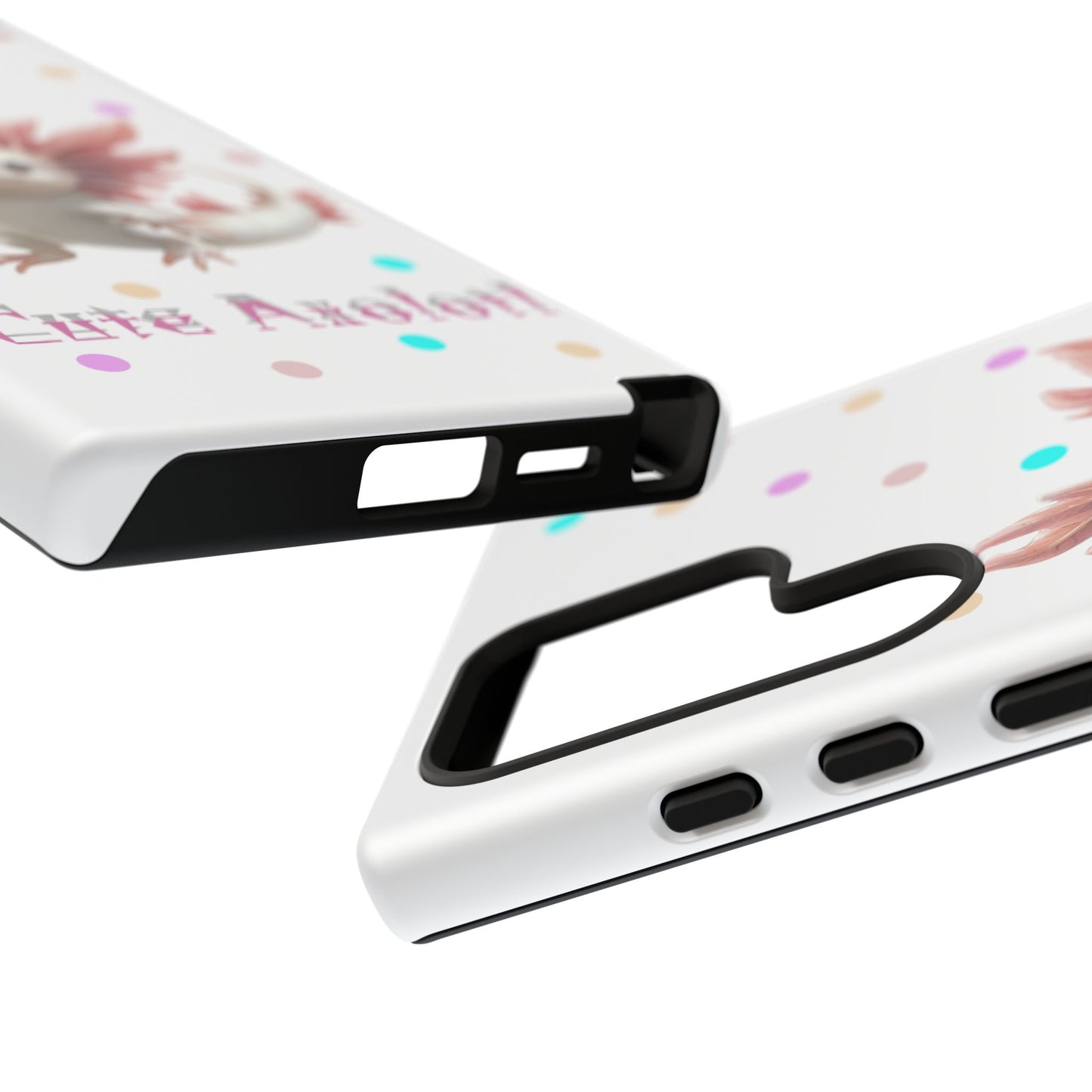 Cute Axolotl Phone Case, Kawaii Phone Cover, Gifts for Kids, Animal Lover Accessories, Cute Axolotl Design