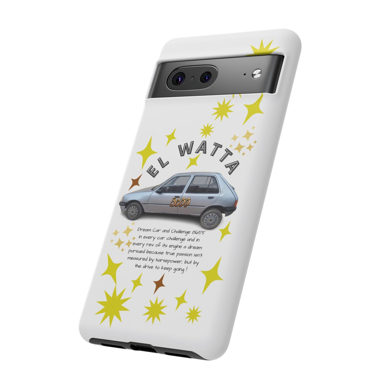 El Watta Phone Case - Retro Car Design, Tough Case, Unique Gift for Car Lovers, Funny Phone Accessory, Fun Birthday Present
