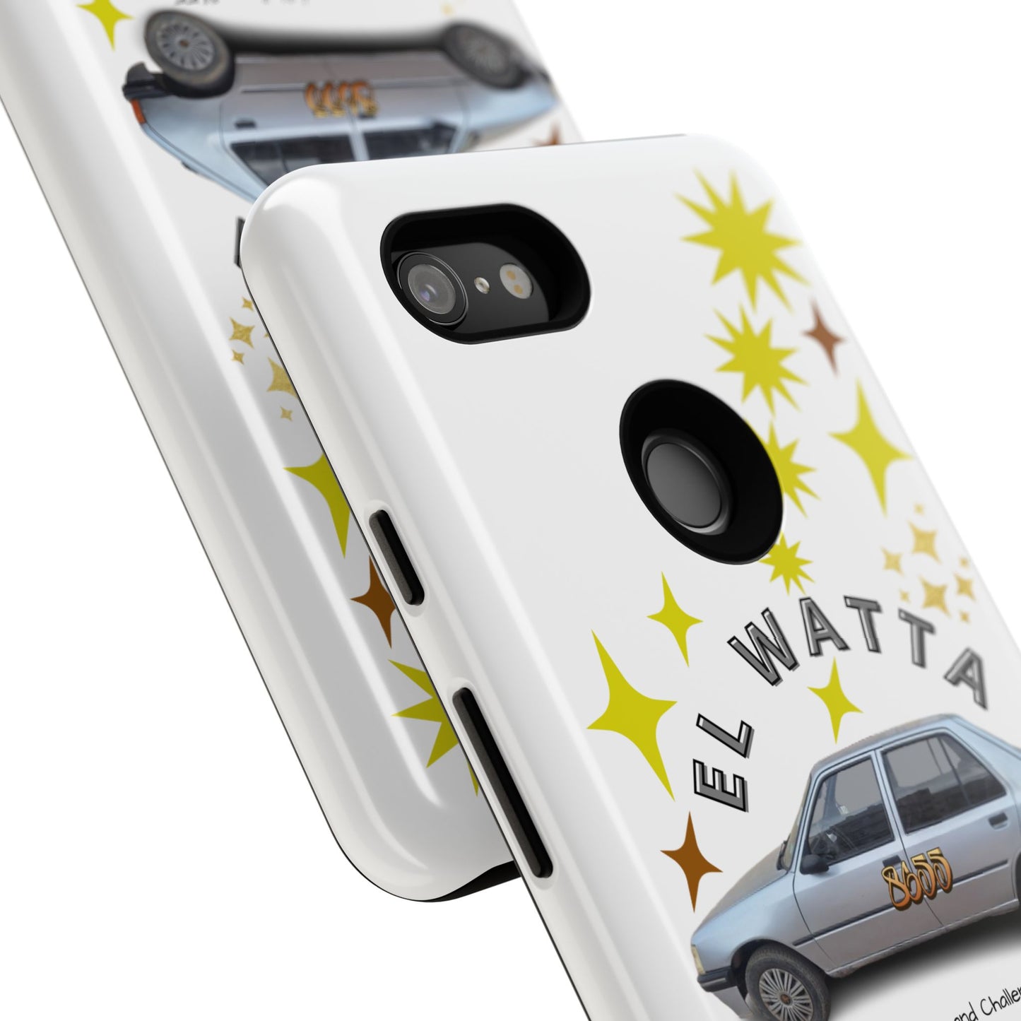 El Watta Phone Case - Retro Car Design, Tough Case, Unique Gift for Car Lovers, Funny Phone Accessory, Fun Birthday Present