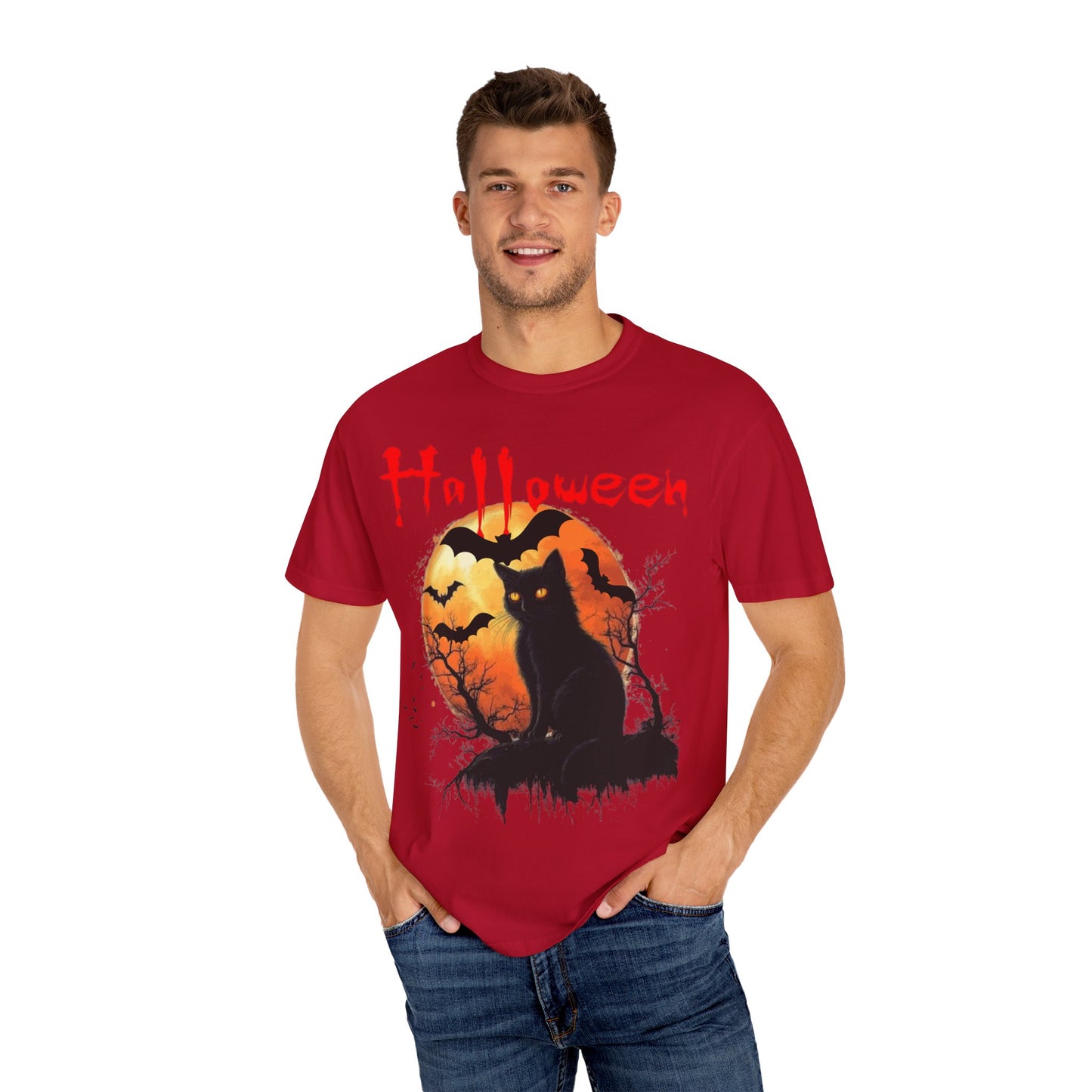 Halloween October 31 Folk Festival Unisex Garment-Dyed T-shirt