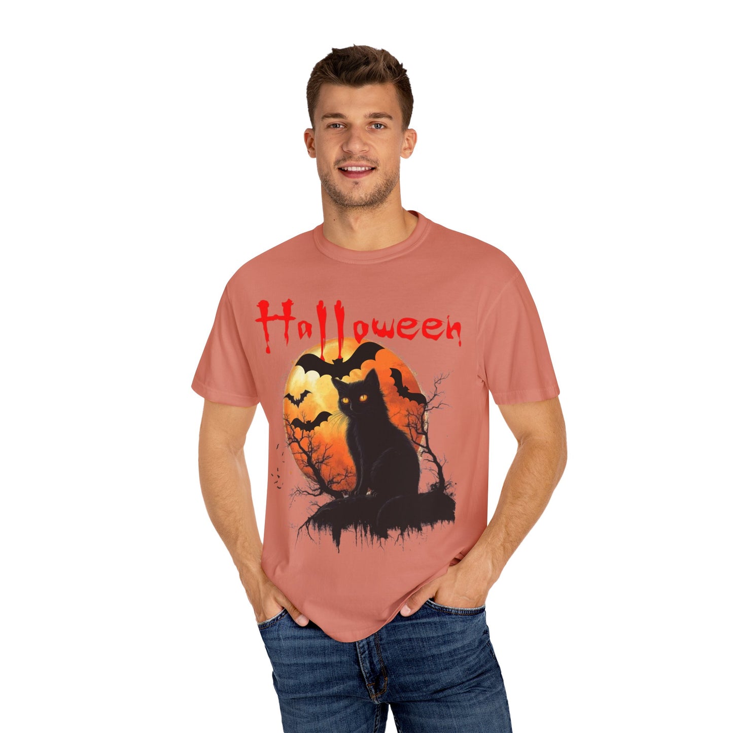 Halloween October 31 Folk Festival Unisex Garment-Dyed T-shirt