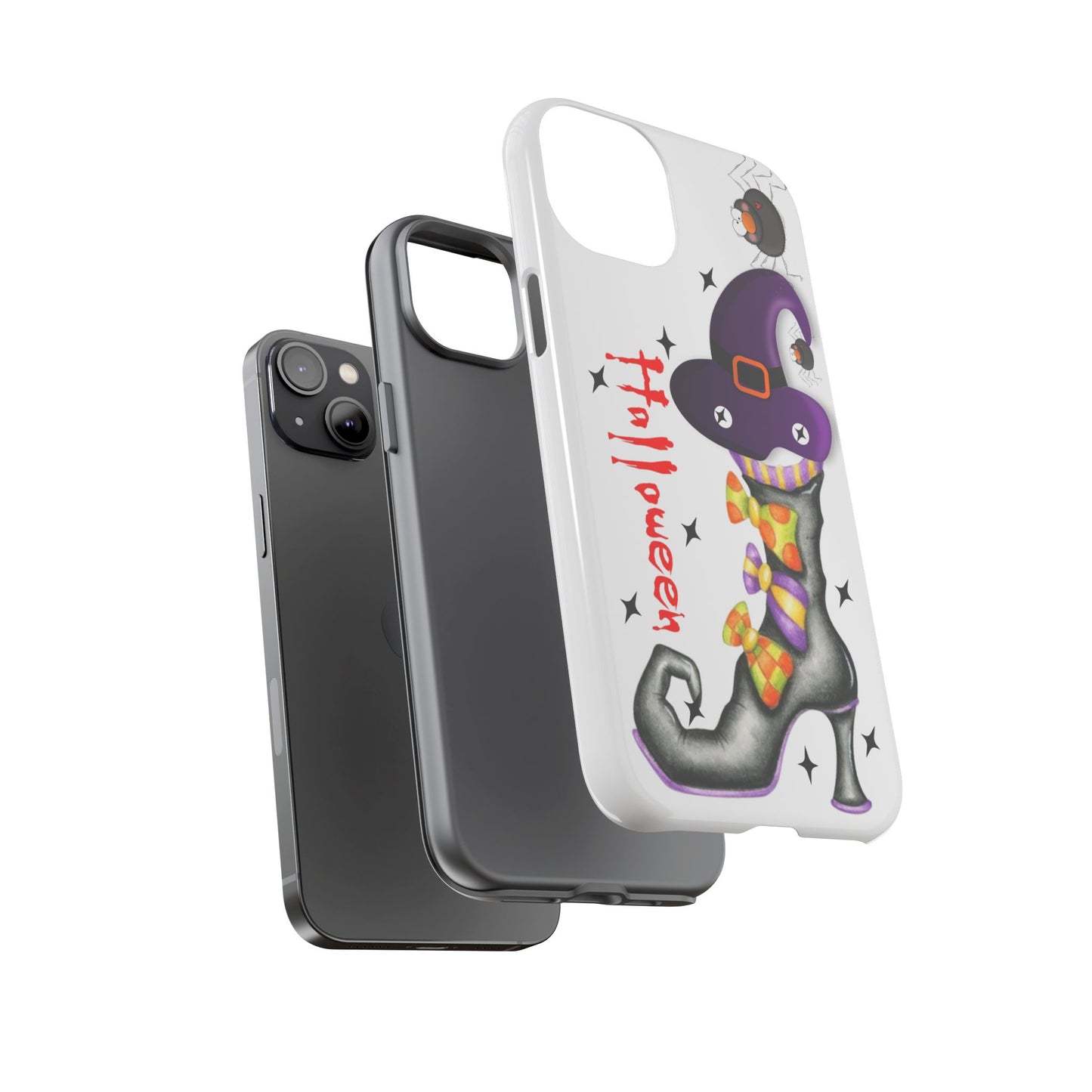 Halloween Phone Case, Tough Cases, Spooky Phone Cover, Witch Hat Design, Holiday Accessory, Fall Gift Idea