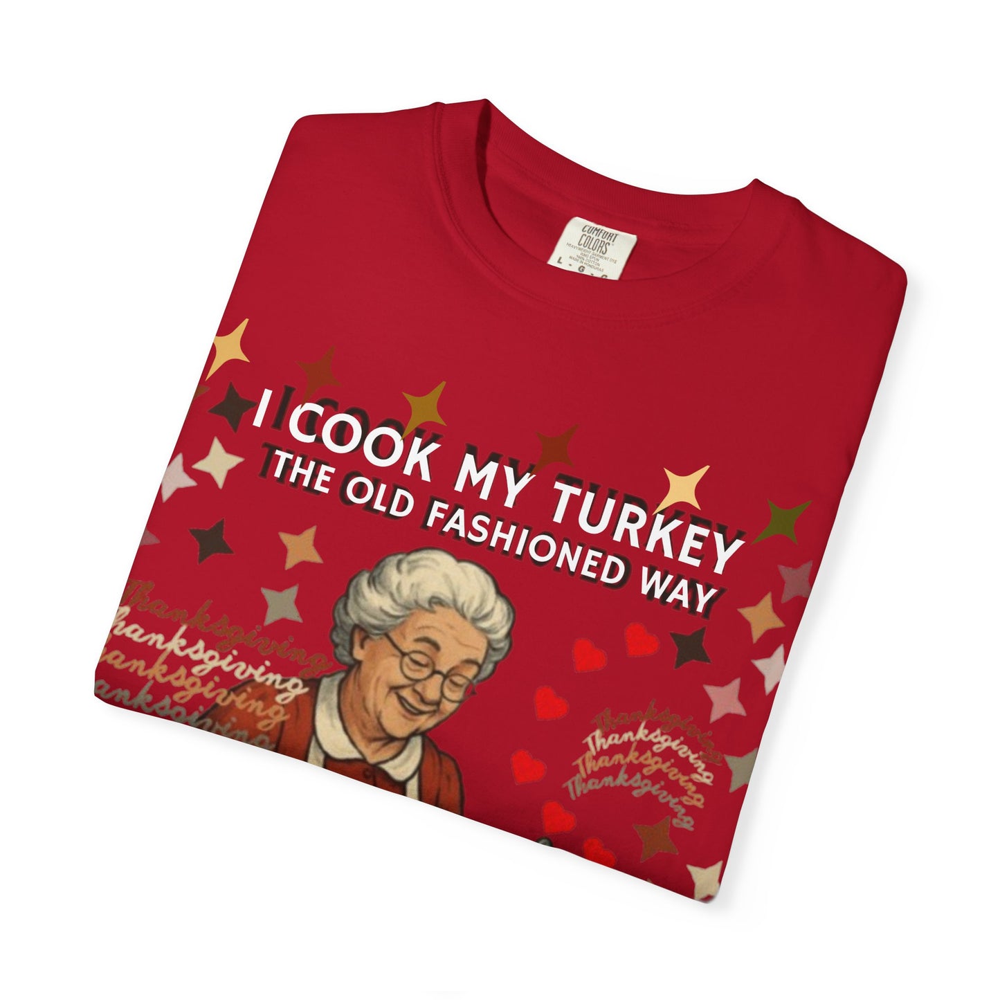 Funny Thanksgiving Shirt, Retro Holiday Humor Tee, Family Dinner Joke, Unisex Garment-Dyed Tee, Funny Turkey Shirt, Holiday Apparel, Family Gatherings, Autumn Humor
