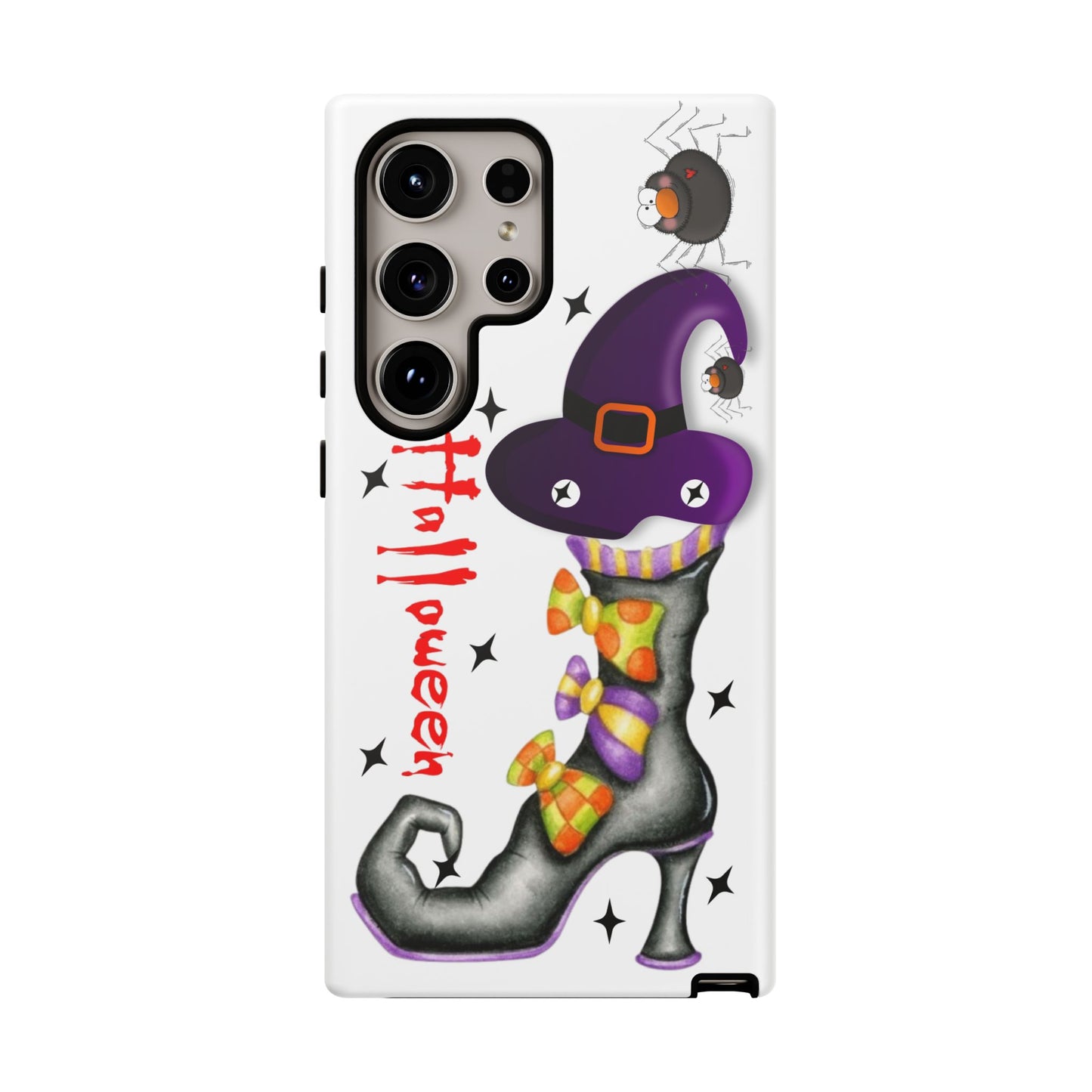 Halloween Phone Case, Tough Cases, Spooky Phone Cover, Witch Hat Design, Holiday Accessory, Fall Gift Idea