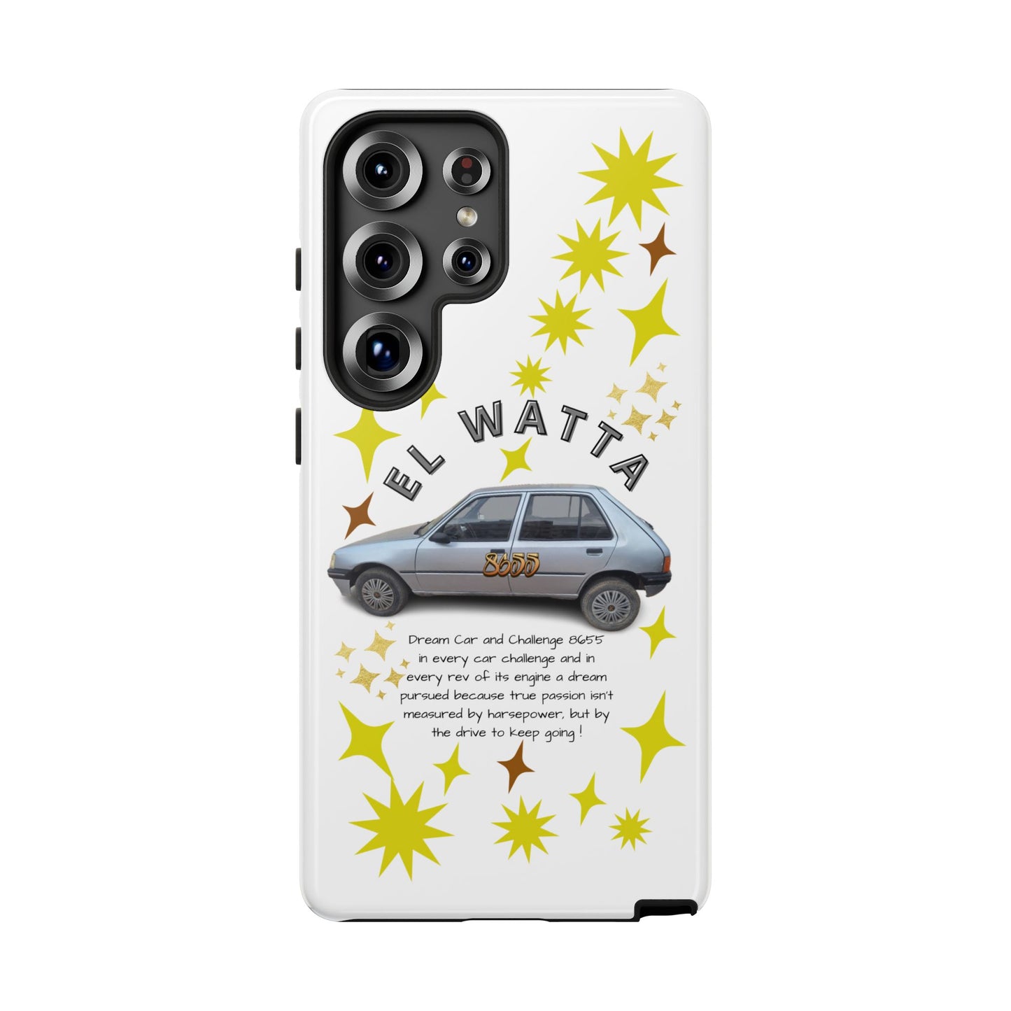 El Watta Phone Case - Retro Car Design, Tough Case, Unique Gift for Car Lovers, Funny Phone Accessory, Fun Birthday Present