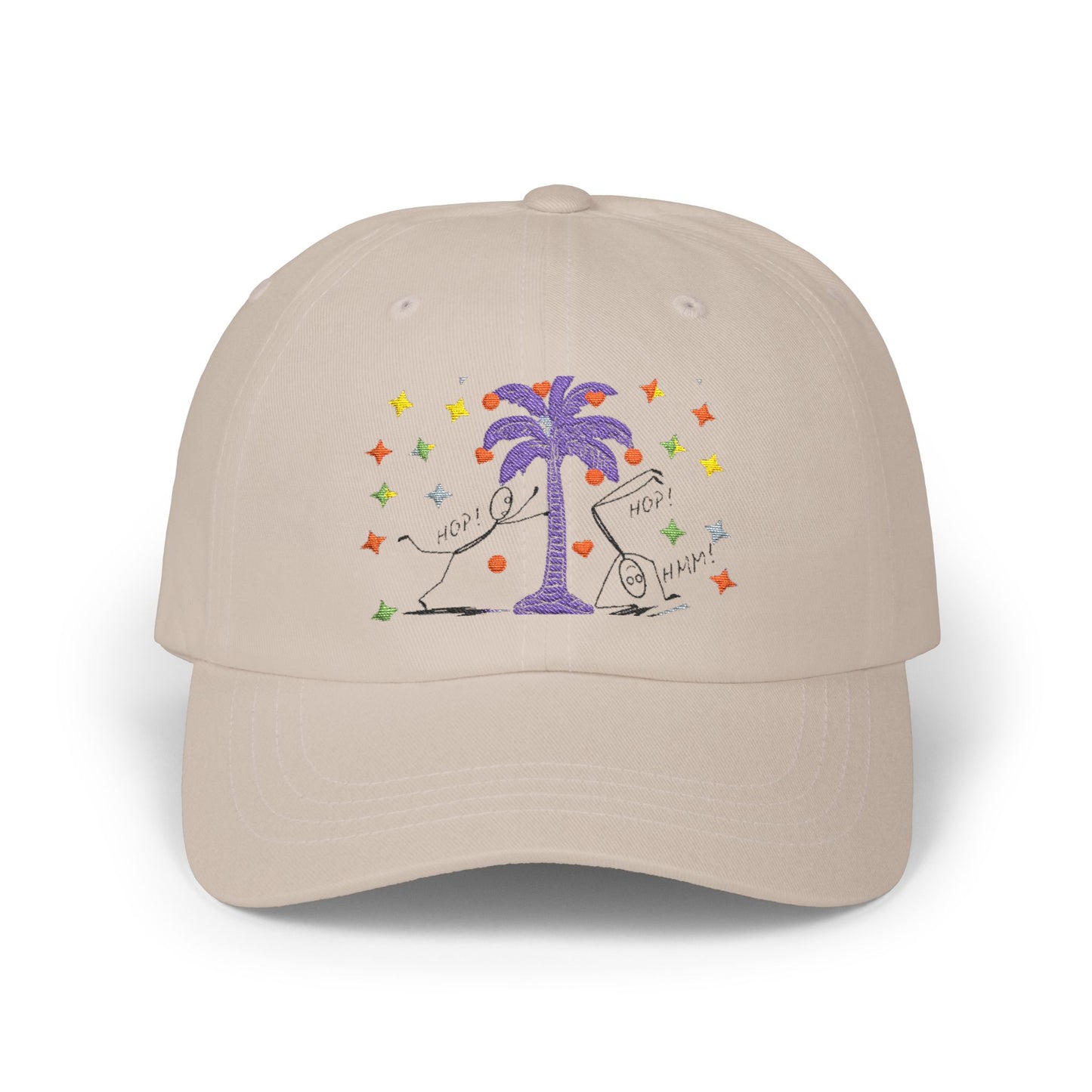 Chic Dad Cap - Fun Palm Tree Design, Summer Style, Gift for Fathers Day, Casual Wear, Fashionable Accessory