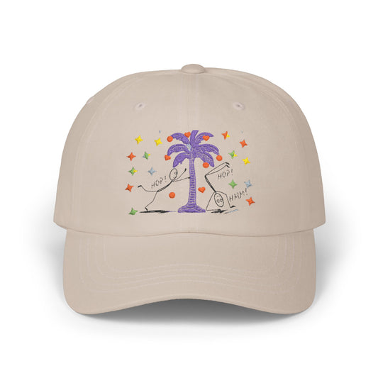 Chic Dad Cap - Fun Palm Tree Design, Summer Style, Gift for Fathers Day, Casual Wear, Fashionable Accessory