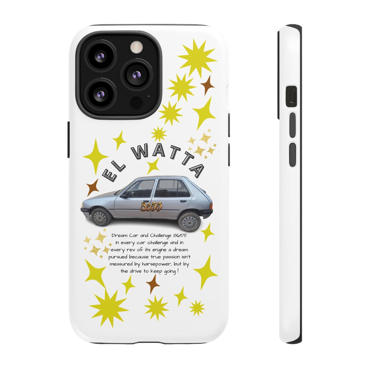 El Watta Phone Case - Retro Car Design, Tough Case, Unique Gift for Car Lovers, Funny Phone Accessory, Fun Birthday Present