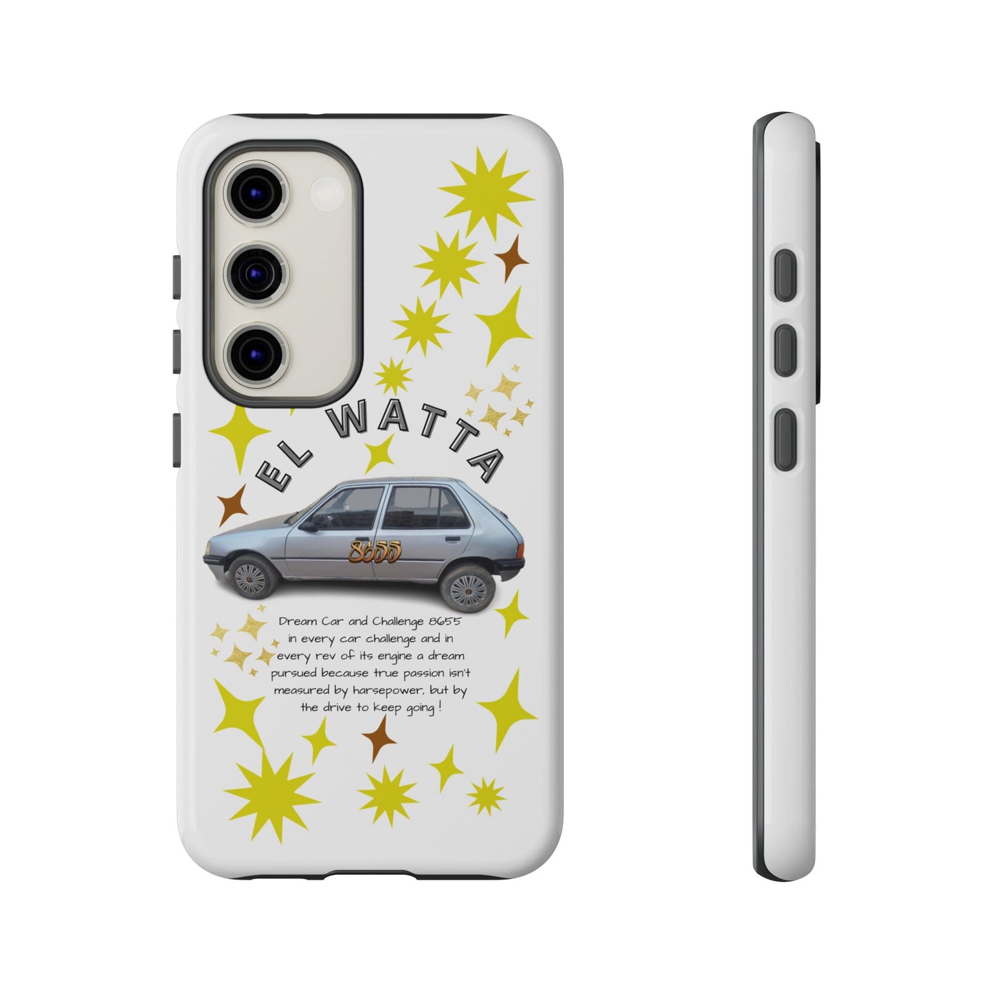 El Watta Phone Case - Retro Car Design, Tough Case, Unique Gift for Car Lovers, Funny Phone Accessory, Fun Birthday Present