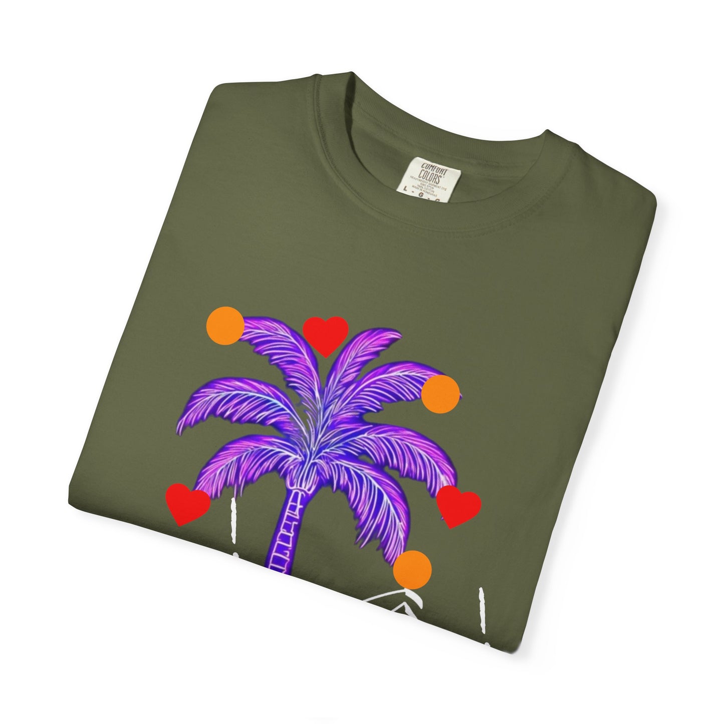 Hop! Palm T-Shirt, Summer Vibes, Beachwear, Casual Style, Gift for Friends, Travel Essential