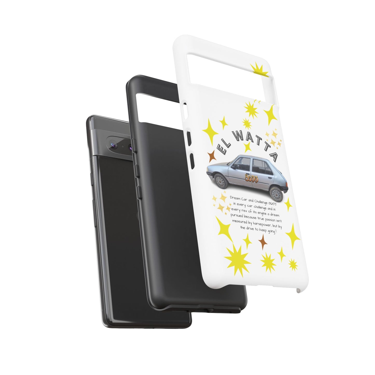 El Watta Phone Case - Retro Car Design, Tough Case, Unique Gift for Car Lovers, Funny Phone Accessory, Fun Birthday Present