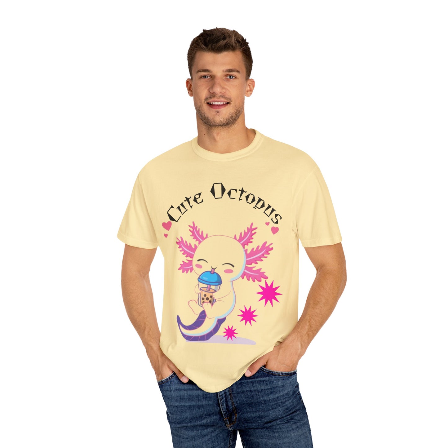 Cute Octopus Graphic T-Shirt, Unisex, Fun Gift, Casual Wear, Summer Style, Beach Vibes