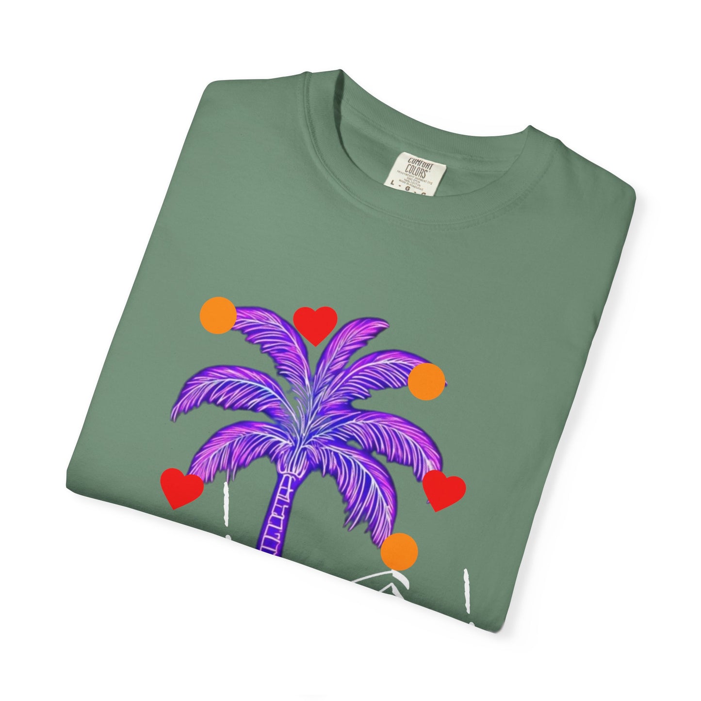 Hop! Palm T-Shirt, Summer Vibes, Beachwear, Casual Style, Gift for Friends, Travel Essential
