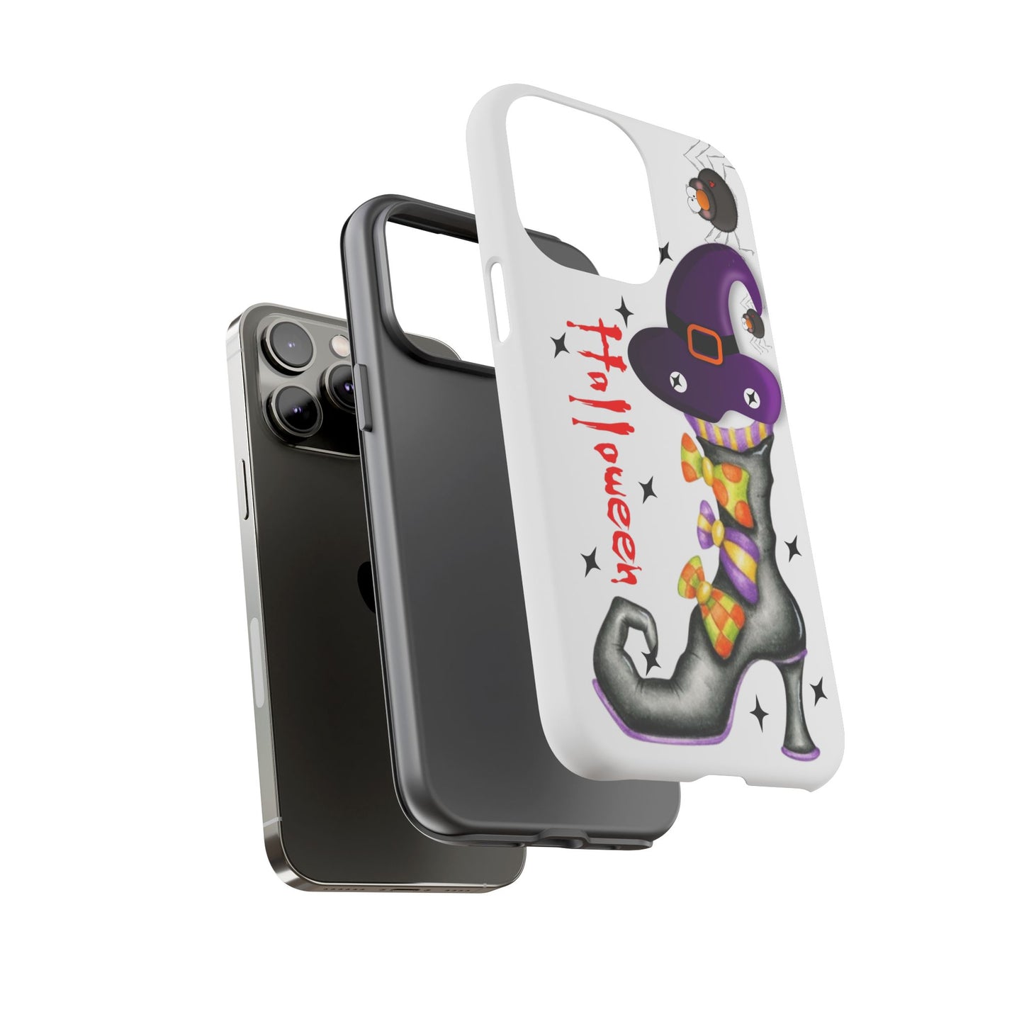 Halloween Phone Case, Tough Cases, Spooky Phone Cover, Witch Hat Design, Holiday Accessory, Fall Gift Idea