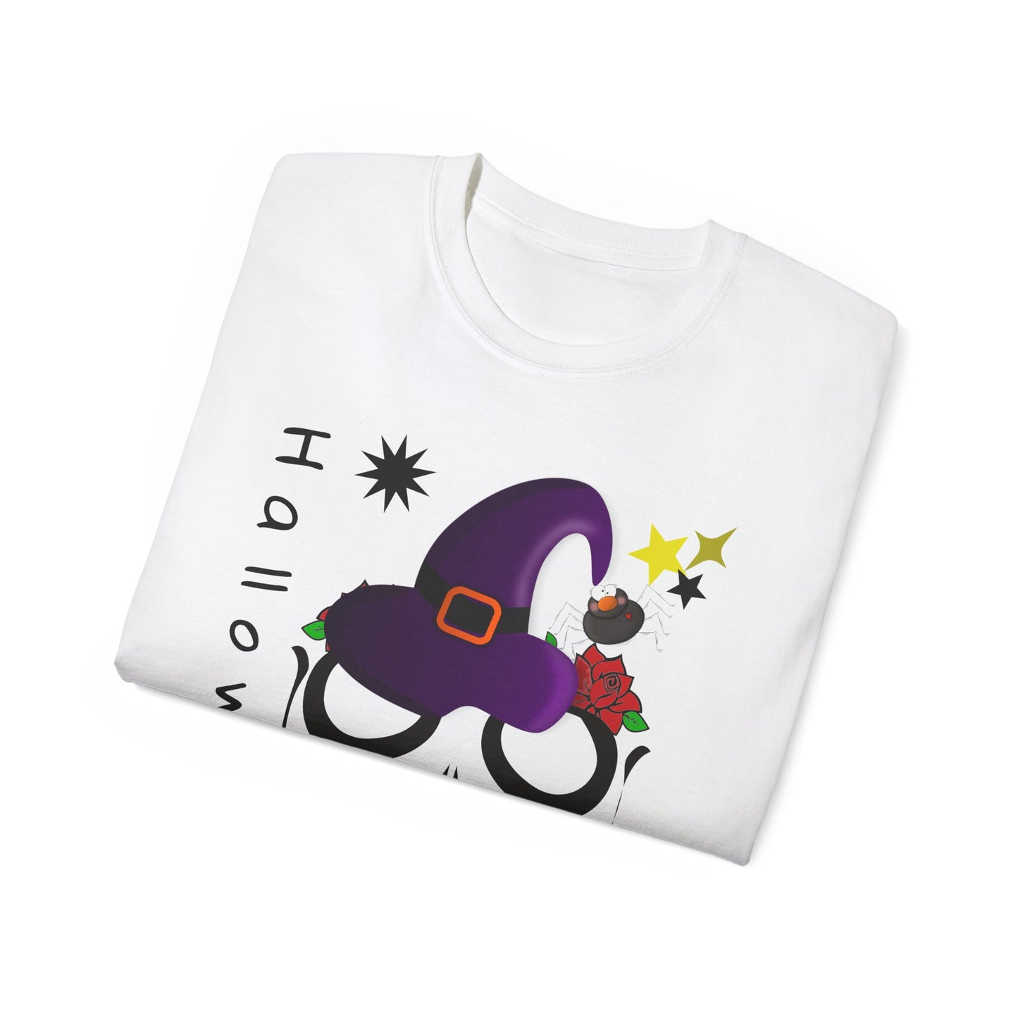 Skull & Rose Halloween T-Shirt – Spooky Friday October 31, 2025 Tee | USA Gothic Horror Style Rose Graphic Tee, Floral Skull T-Shirt, Gift for Halloween, Festival Apparel