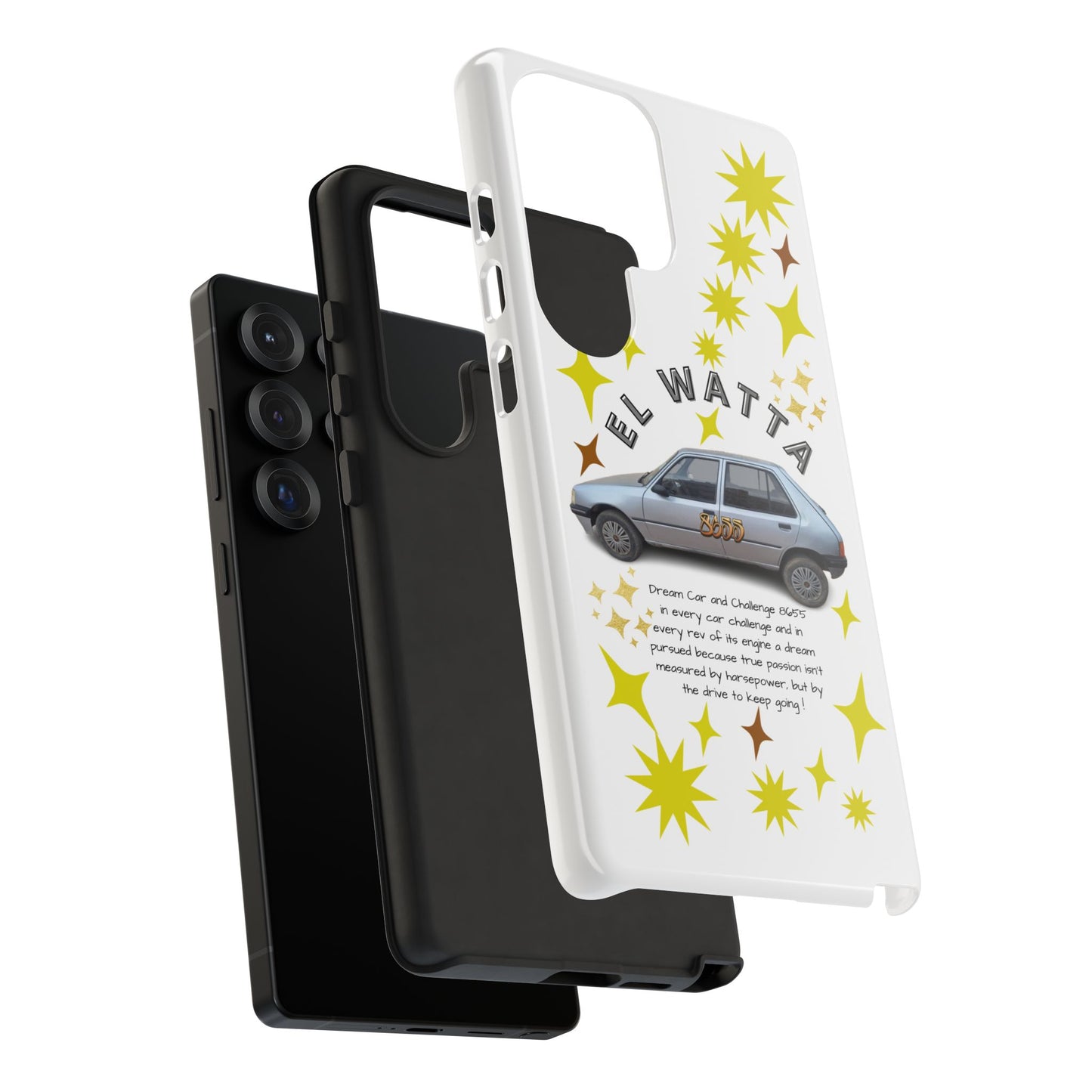 El Watta Phone Case - Retro Car Design, Tough Case, Unique Gift for Car Lovers, Funny Phone Accessory, Fun Birthday Present