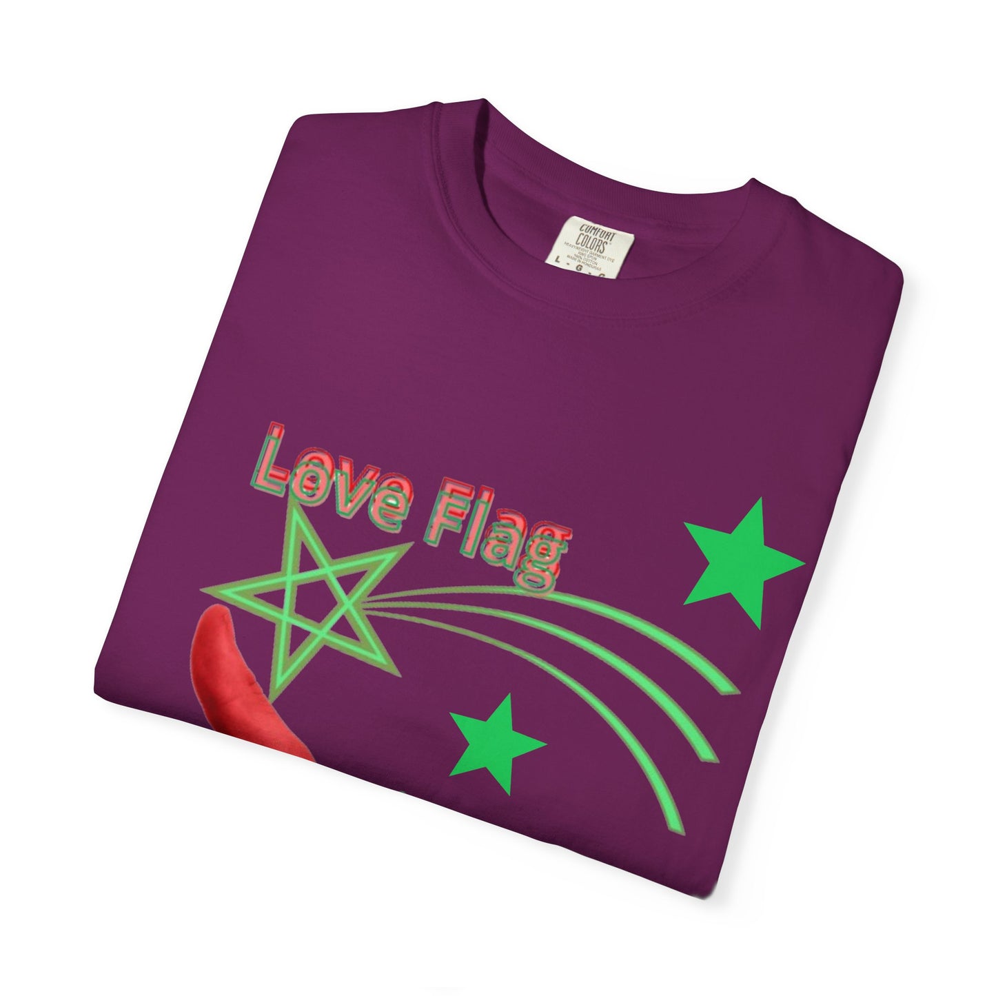 Moroccan Love Flag T-Shirt, Unisex Tee, Casual Wear, Gifts for Travelers, Unique Souvenir, Summer Fashion