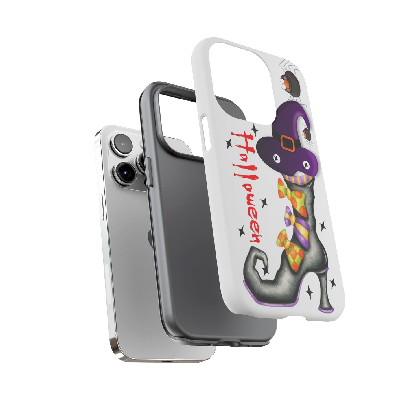 Halloween Phone Case, Tough Cases, Spooky Phone Cover, Witch Hat Design, Holiday Accessory, Fall Gift Idea