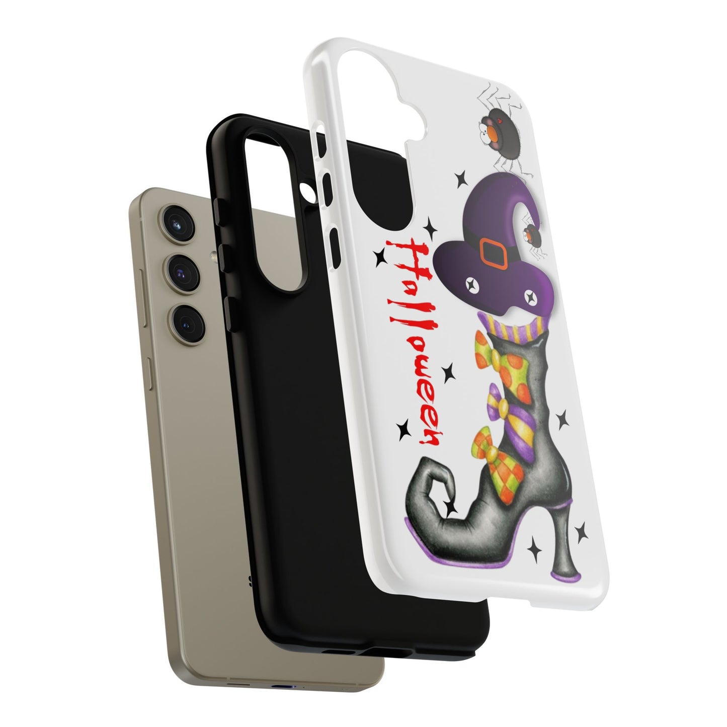 Halloween Phone Case, Tough Cases, Spooky Phone Cover, Witch Hat Design, Holiday Accessory, Fall Gift Idea