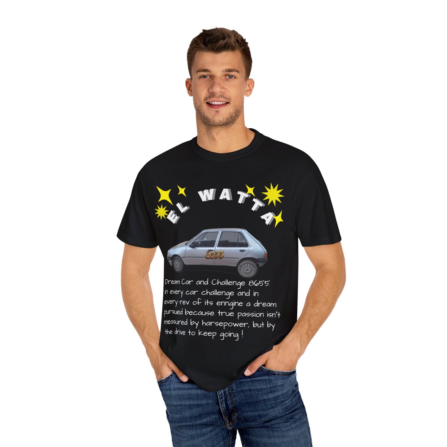 Car Enthusiast T-Shirt: Dream Car Challenge Tee, Perfect Gift for Car Lovers, Racing Fans, Birthday, or Celebration Outfit