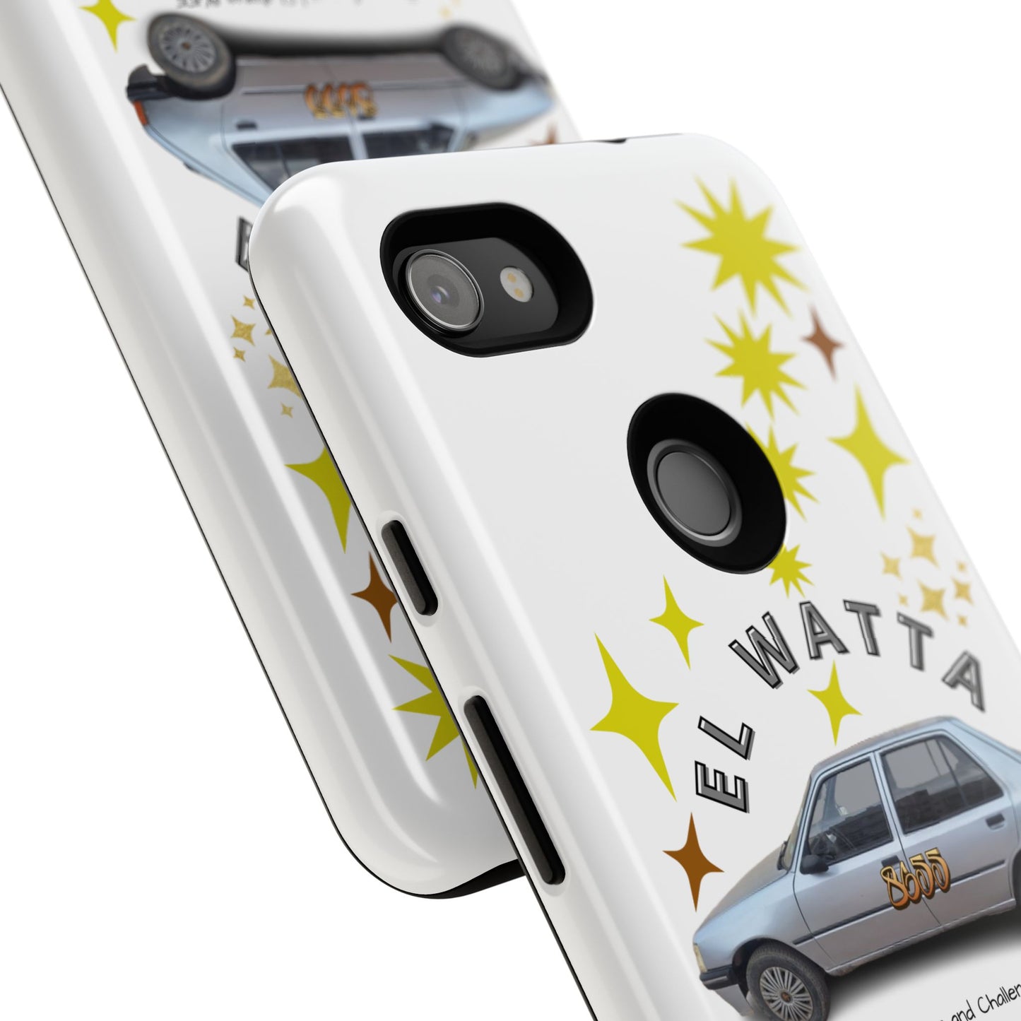 El Watta Phone Case - Retro Car Design, Tough Case, Unique Gift for Car Lovers, Funny Phone Accessory, Fun Birthday Present