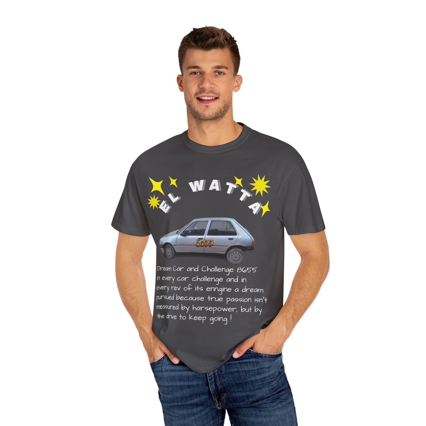 Car Enthusiast T-Shirt: Dream Car Challenge Tee, Perfect Gift for Car Lovers, Racing Fans, Birthday, or Celebration Outfit