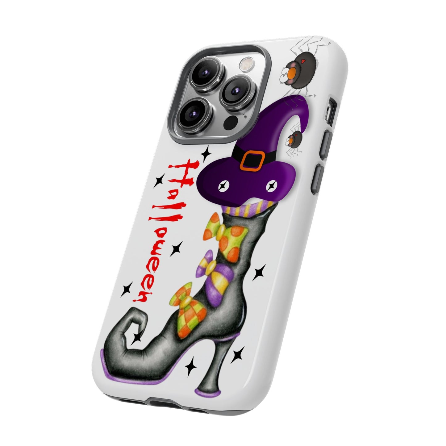 Halloween Phone Case, Tough Cases, Spooky Phone Cover, Witch Hat Design, Holiday Accessory, Fall Gift Idea