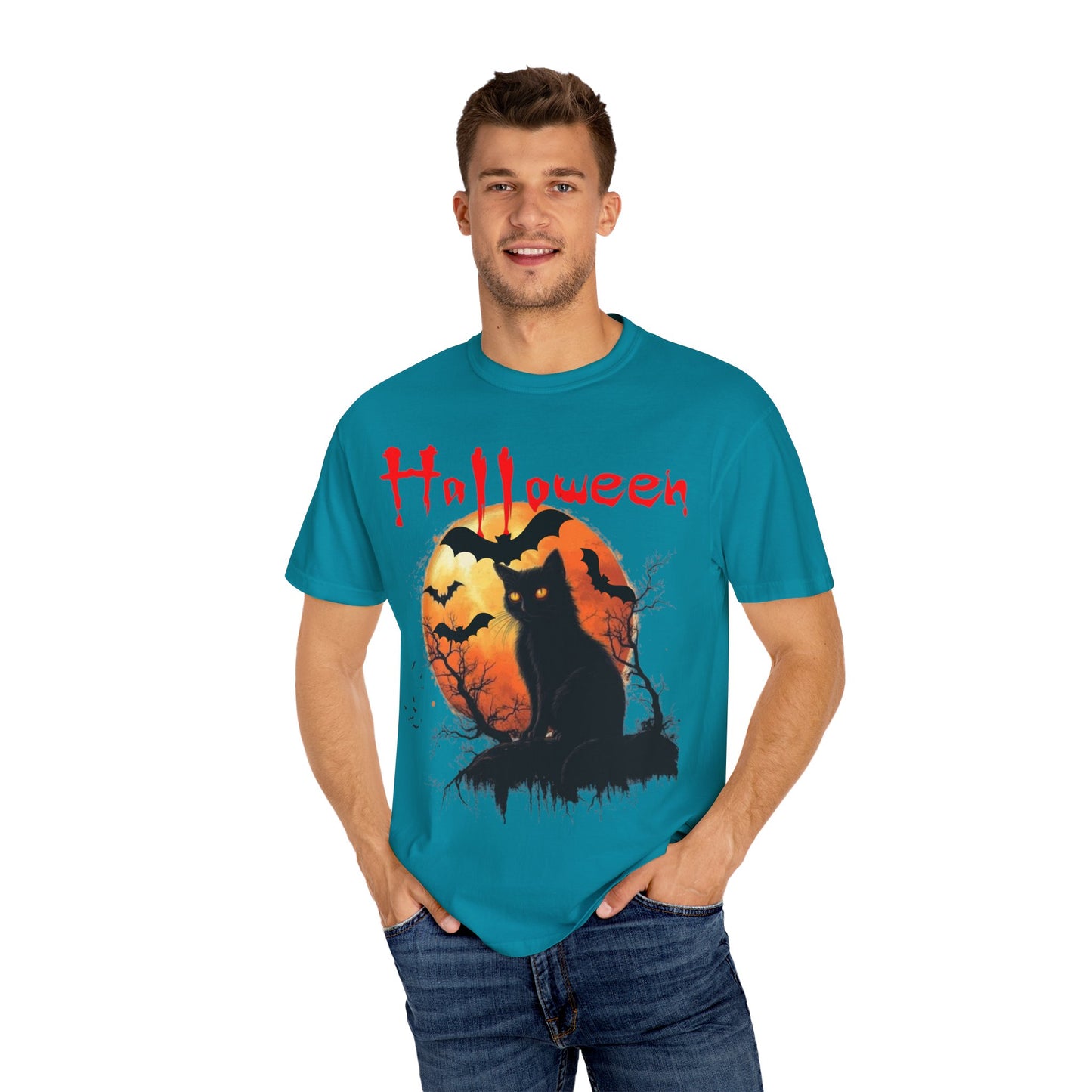 Halloween October 31 Folk Festival Unisex Garment-Dyed T-shirt