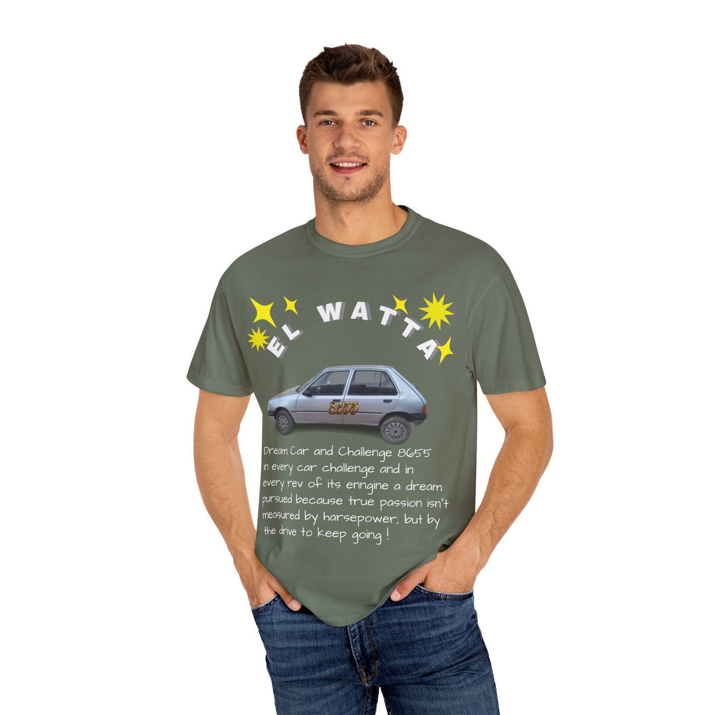 Car Enthusiast T-Shirt: Dream Car Challenge Tee, Perfect Gift for Car Lovers, Racing Fans, Birthday, or Celebration Outfit