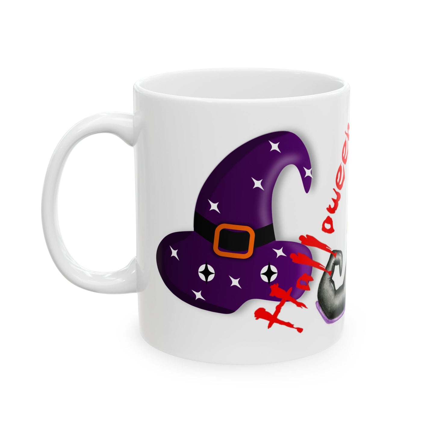 Halloween Witch Boot Mug, Spooky Coffee Cup, Fall Decor, Gift for Her, Witchcraft Lovers, Halloween Party, Cute Ceramic Mug