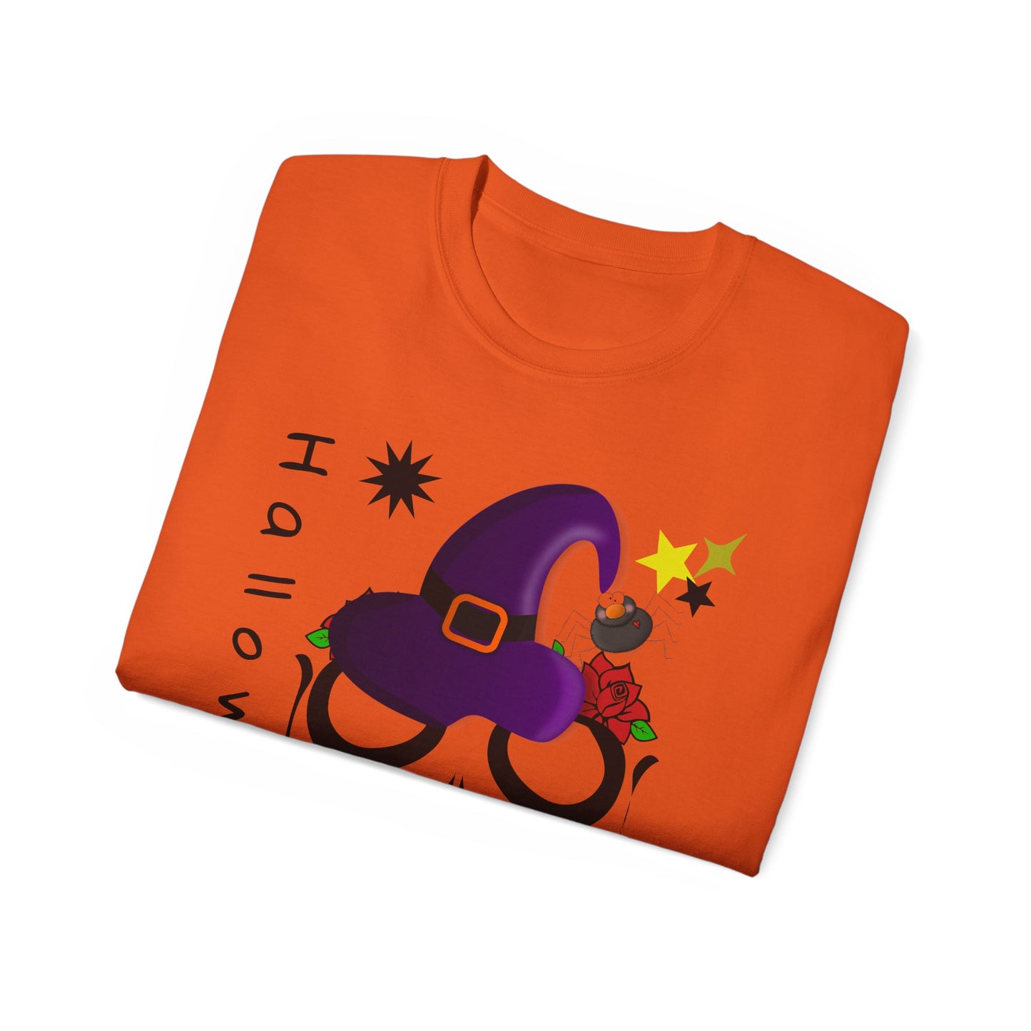 Skull & Rose Halloween T-Shirt – Spooky Friday October 31, 2025 Tee | USA Gothic Horror Style Rose Graphic Tee, Floral Skull T-Shirt, Gift for Halloween, Festival Apparel