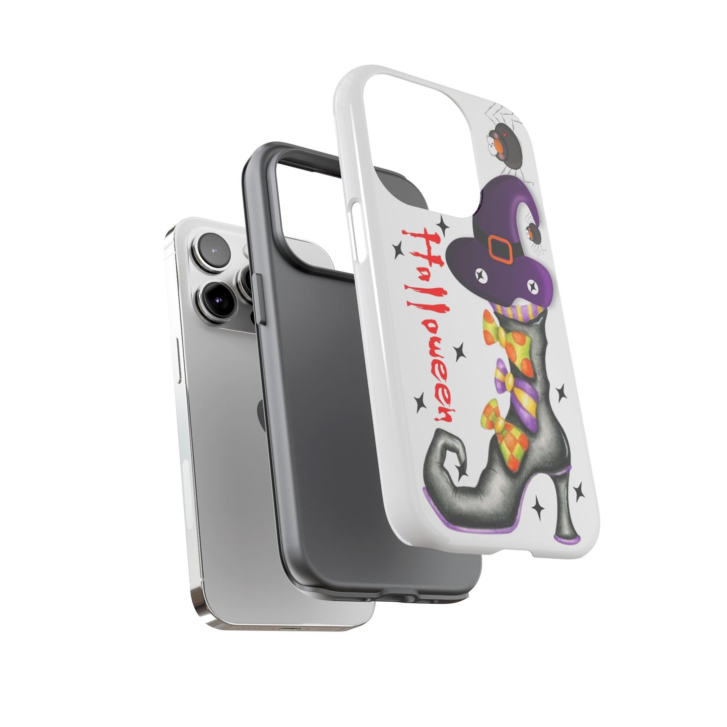 Halloween Phone Case, Tough Cases, Spooky Phone Cover, Witch Hat Design, Holiday Accessory, Fall Gift Idea