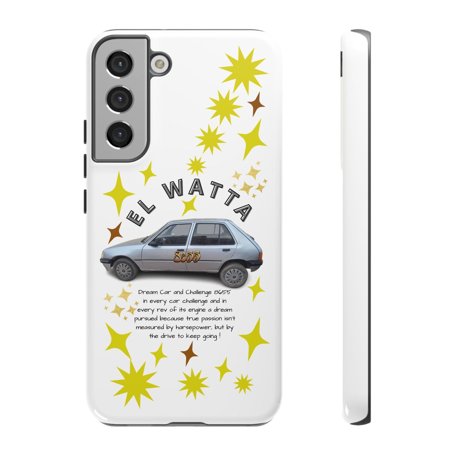 El Watta Phone Case - Retro Car Design, Tough Case, Unique Gift for Car Lovers, Funny Phone Accessory, Fun Birthday Present